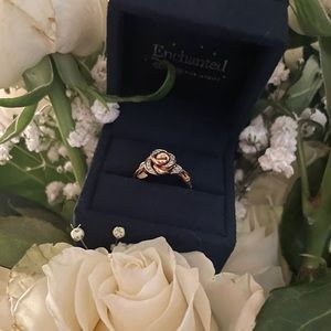 COPY - Enchanted Disney Rose Gold Dimond Ring without box